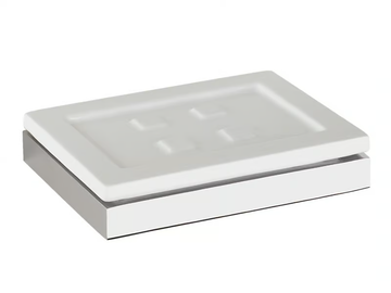 DAMA - Wall-mounted ceramic soap dish by GUGLIELMI RUBINETTERIE - view 2
